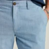 Pantalones elásticos de cambray