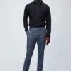 Pantalones elásticos de primera calidad confeccionados con tejido Liberty
