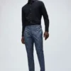 Pantalones elásticos de primera calidad confeccionados con tejido Liberty