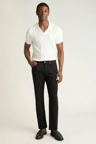 Pantalones italianos cepillados de 5 bolsillos