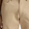 Pantalones italianos cepillados de 5 bolsillos Pantalones italianos cepillados de 5 bolsillos