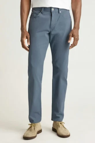 Pantalones italianos cepillados de 5 bolsillos