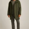 Parka – Chaqueta parka de lana italiana para hombre Parka – Chaqueta parka de lana italiana para hombre