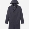 Parka ligera con corte en cola de pez Parka ligera con corte en cola de pez