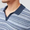 Polo de algodón y cachemira con cuello Johnny Polo de algodón y cachemira con cuello Johnny