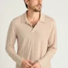 Polo de lino para hombre de Bonobos | Estilo costero de manga larga Polo de lino para hombre de Bonobos | Estilo costero de manga larga
