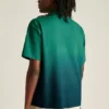 Polo de manga corta holgado con efecto degradado Fielder