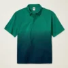 Polo de manga corta holgado con efecto degradado Fielder
