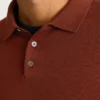 Polo de manga larga de lana merino Polo de manga larga de lana merino