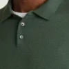 Polo de manga larga de lana merino Polo de manga larga de lana merino