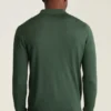 Polo de manga larga de lana merino Polo de manga larga de lana merino
