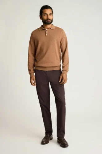 Polo de manga larga Hudson