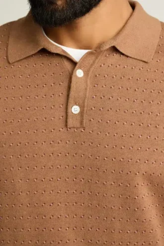 Polo de manga larga Hudson