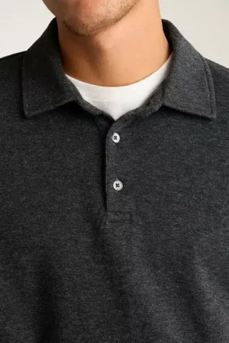 Polo de manga larga para hombre de Bonobos | Prenda de capa refinada y lujosa