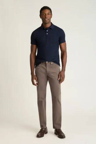 Polo de piqué elástico