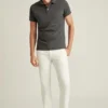 Polo de piqué elástico