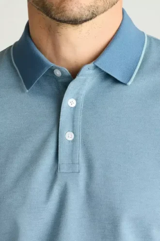 Polo de piqué elástico