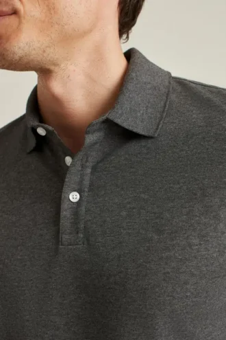 Polo de piqué elástico