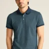 Polo de piqué elástico