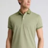 Polo de piqué elástico