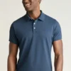 Polo de piqué elástico
