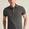 Polo de piqué elástico