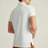 Polo de piqué elástico
