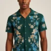 Polo de punto con estampado floral Cabana