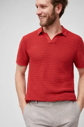 Polo de punto retro