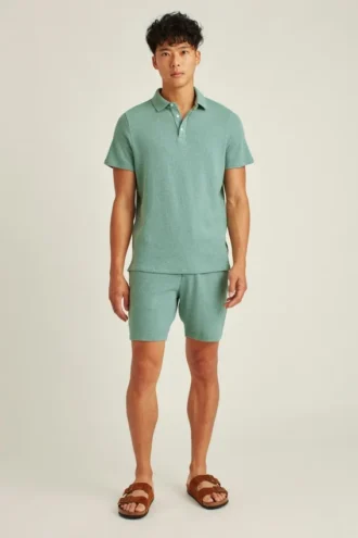 Polo ligero de tejido de gofre