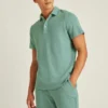 Polo ligero de tejido de gofre