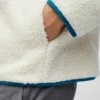 Sherpa con media cremallera