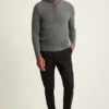 Sudadera con capucha de cachemira para hombre