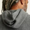 Sudadera con capucha de cachemira para hombre