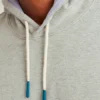 Sudadera con capucha de felpa elástica