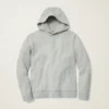 Sudadera con capucha de felpa elástica y botones a presión