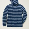 Sudadera con capucha de felpa francesa a rayas ligera