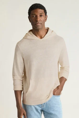 Sudadera con capucha de lino para hombre de Bonobos | Prenda ligera y fresca