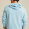 Sudadera con capucha de punto irregular descolorida por el sol