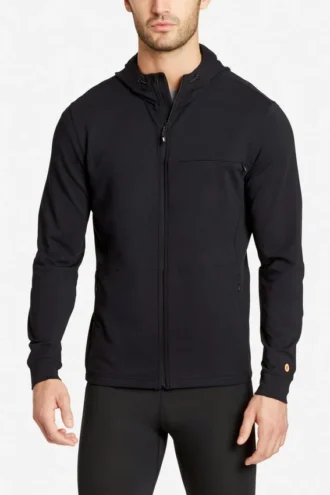 Sudadera con capucha y cremallera completa de alto rendimiento