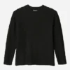 Sudadera de cuello redondo con textura