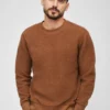 Sudadera de cuello redondo de felpa