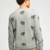 Sudadera de cuello redondo de felpa