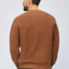 Sudadera de cuello redondo de felpa