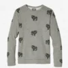 Sudadera de cuello redondo de felpa