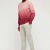 Sudadera de felpa cepillada con cuello redondo