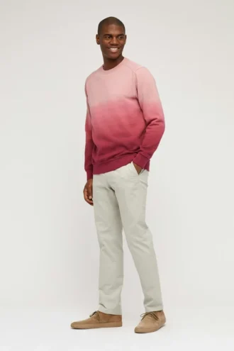 Sudadera de felpa cepillada con cuello redondo