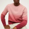 Sudadera de felpa cepillada con cuello redondo