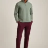 Sudadera de felpa texturizada con media cremallera
