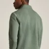 Sudadera de felpa texturizada con media cremallera